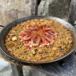 Paella mit Meeresfrüchten